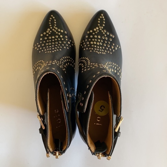 Joie Bickson ankle bootie womens Sz 5 stud zip back - Picture 3 of 7